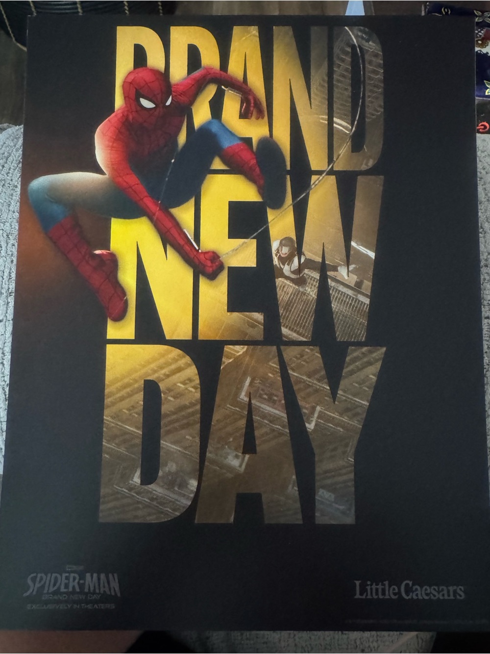 Spider-Man 'Brand New Day' Poster - Black & Yellow